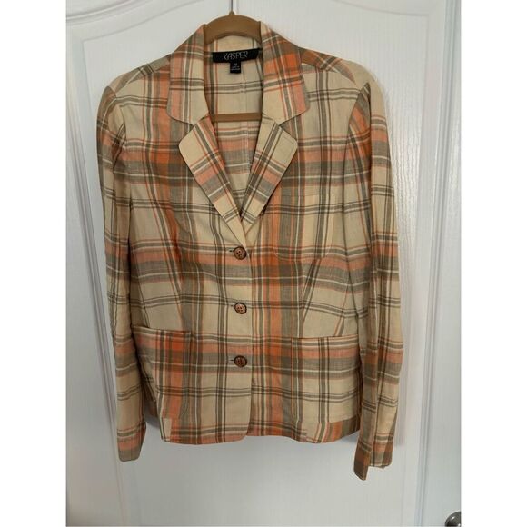 Kasper Linen Jacket - Picture 1 of 4